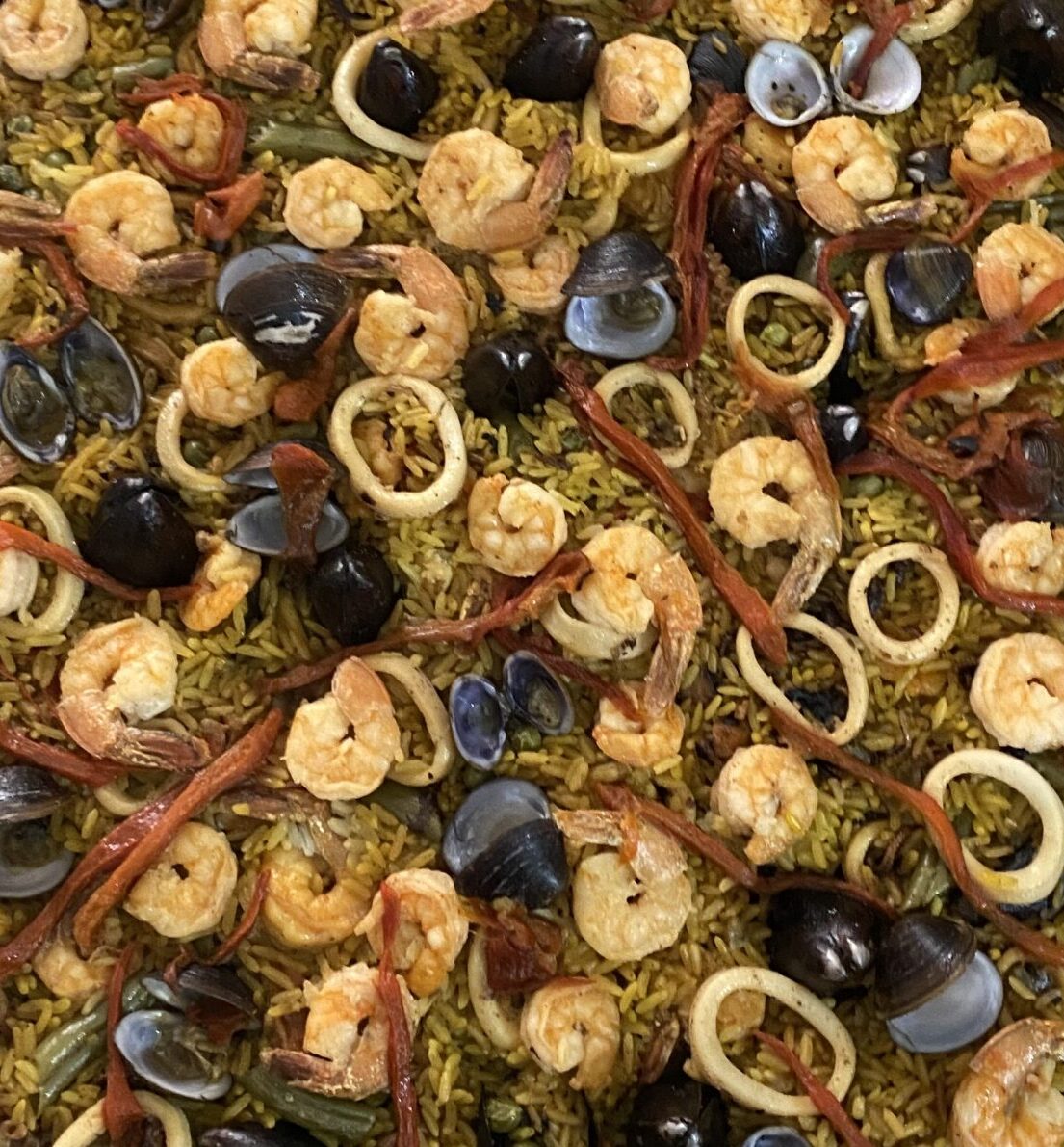 Paella de mariscos